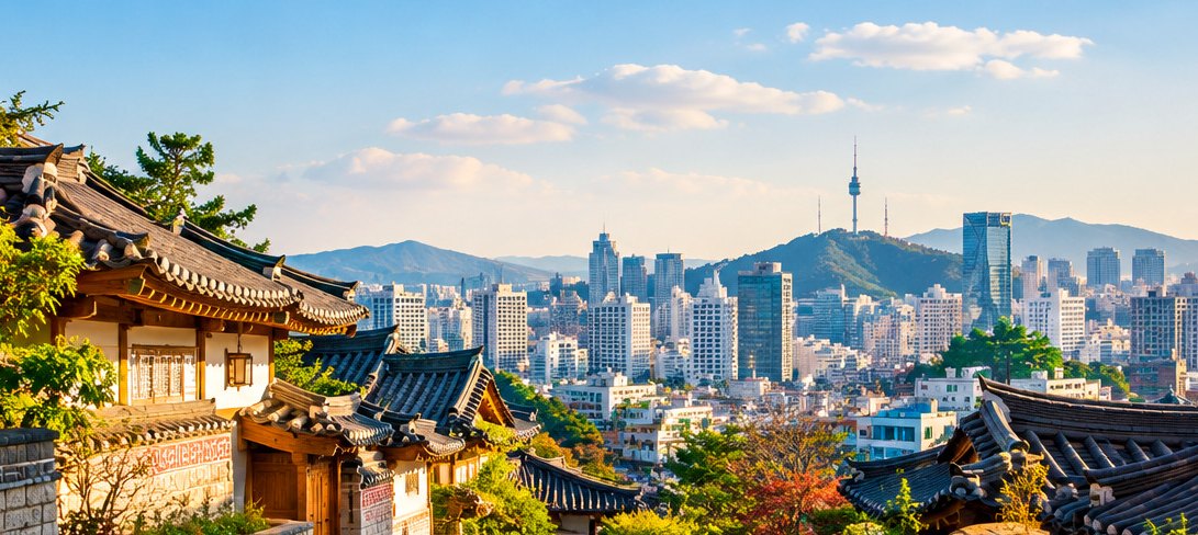 AI-generated editorial travel visual representing the mood of a visit to Busan; not a verified photo of the location.