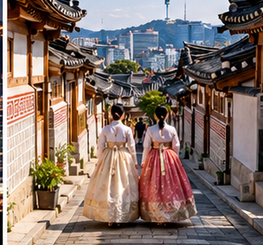 AI-generated editorial travel visual representing the mood of a visit to Busan; not a verified photo of the location.